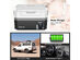 Costway 48 Quart Portable Electric Car Cooler Refrigerator Compressor Freezer Camping - White+Gray+Black