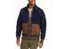 American Rag Men's Colorblocked Fleece Jacket Navy Size Extra Large
