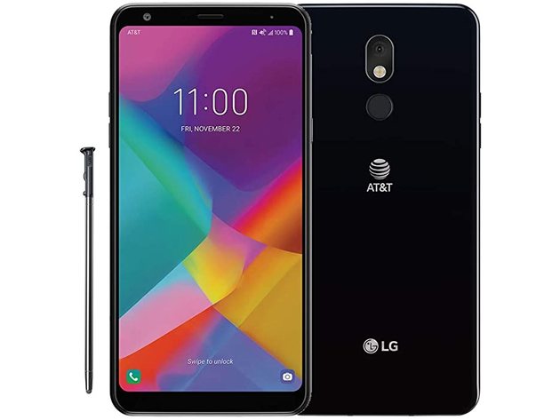 LG LM-Q720AM 6.2" 32GB/3GB AT&T Unlocked Android Smartphone – Aurora Black (Refurbished)