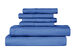 6-Piece Bamboo-Blend Comfort Luxury Sheet Set (Warm Blue/Queen)