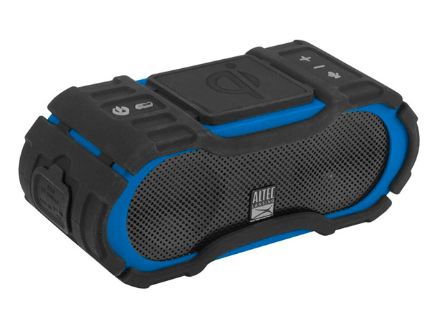 Altec Lansing BoomJacket Jolt Portable Bluetooth Speaker (Royal Blue/Renewed)