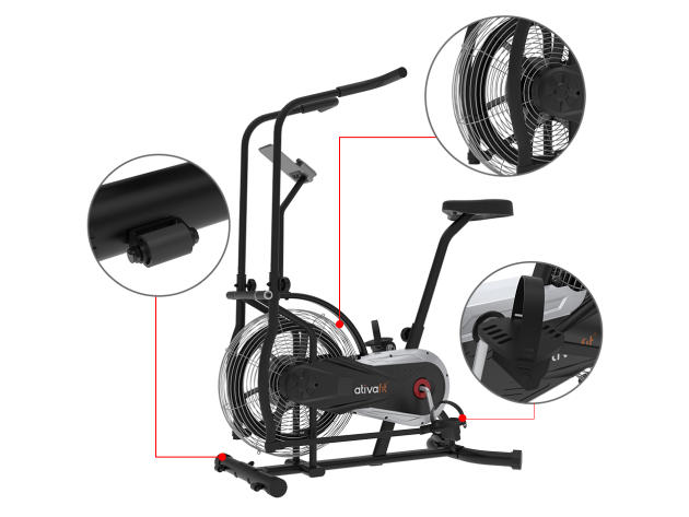 air resistance exercise bike