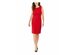 Kasper Women's Crew-Neck Sheath Dress Red Size 6