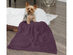Style Basics Silky Soft Thick Plush Large 55"x40" Pet Blanket - Purple