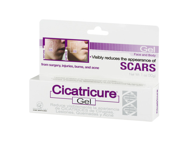 Cicatricure Scar Diminishing Gel for Face and Body, Unique Formula Improves Skin Tone,1 Ounce
