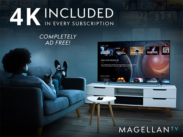 MagellanTV Documentary Streaming Service: 3-Year Subscription