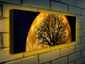 Moon & Tree Backlit Canvas