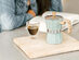 MILANO Stovetop Espresso Maker & EZ Latte Milk Frother Bundle Set (Mint Green/9-Cup)