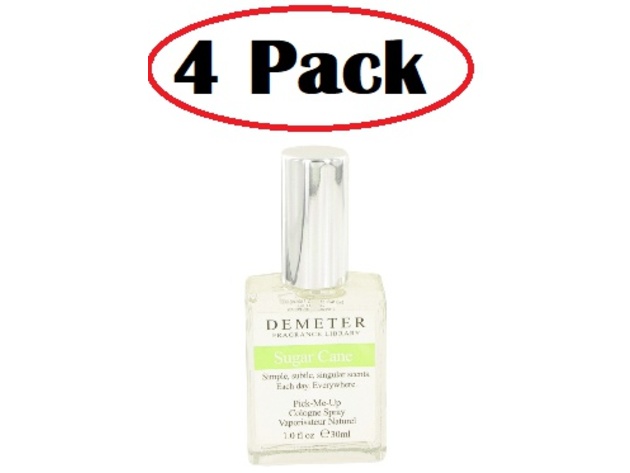 4 Pack of Demeter Sugar Cane by Demeter Cologne Spray 1 oz