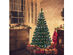 Costway Fiber Optic 6'Pre-Lit Artificial Christmas Tree 230 Lights Top - Green