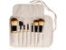 SHANY Bamboo Brush Set - Vegan Brushes With Premium Synthetic Hair & Cotton Pouch - 7pc