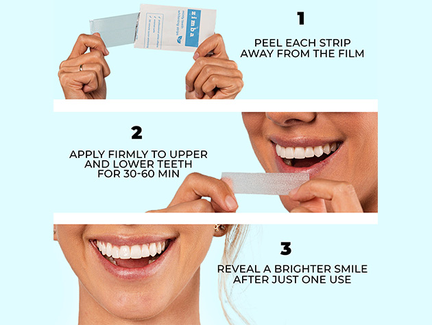 Zimba Whitening Strips (2-Pack/Mint & Coconut)