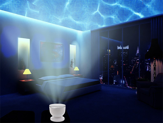 Ocean Wave Night Light Projector & Speaker