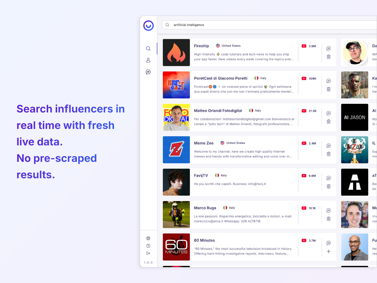 Influeencer: Lifetime Subscription
