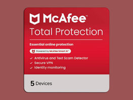 McAfee Total Protection 5-Device: 2-Year Subscription