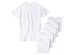 Hanes Men's Crew Neck T-Shirt with Fresh IQ and Short Sleeve, Large, White, 6 Pack