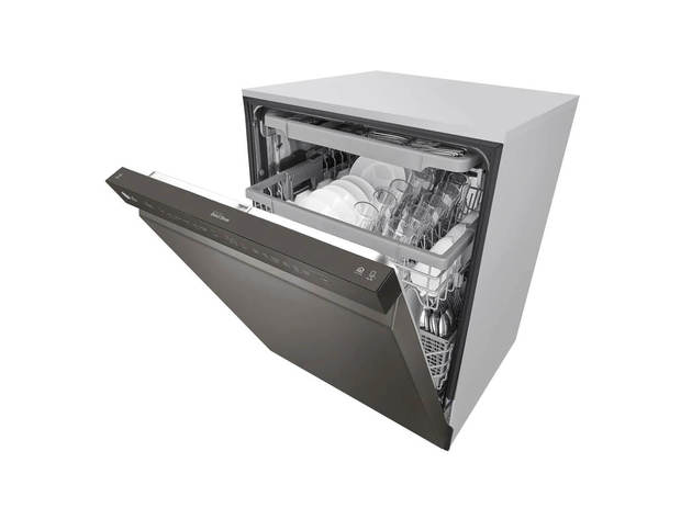 LG LDFN4542D 48 dBA Black Stainless Front Control Dishwasher with QuadWash