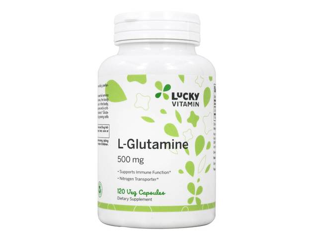 LuckyVitamin - L-Glutamine Amino Acid 500 mg. - 120 Veg Capsules