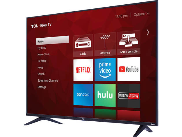 TCL 55S517 55 inch 4K UHD Dolby Vision HDR Roku Smart TV