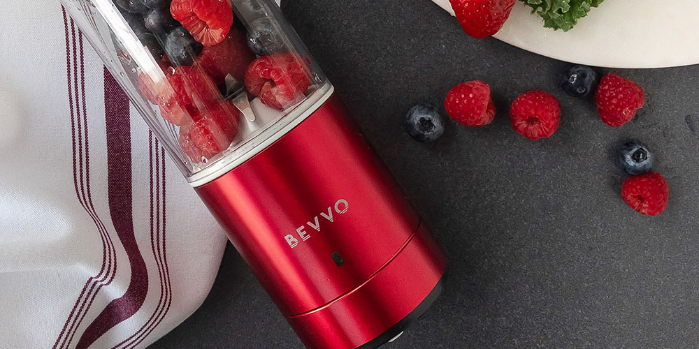 BEVVO: Premium Portable Blender + Free Ice Tray, on sale for $46.74 when you use coupon code GOFORIT15 