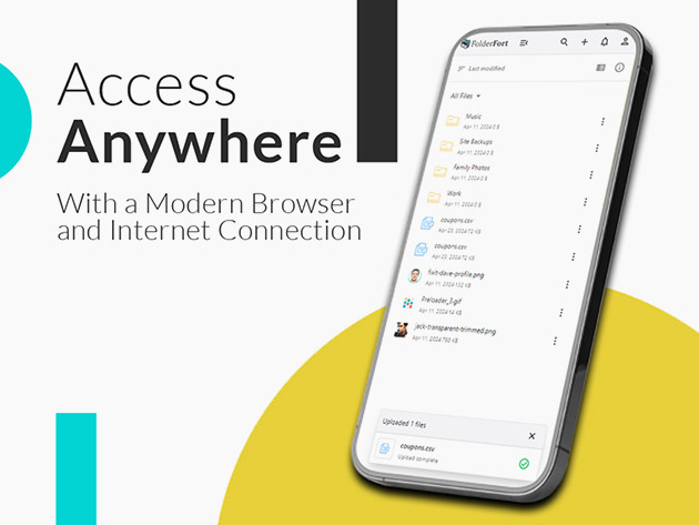FolderFort 4TB Cloud Storage Pro Plan Lifetime Subscription