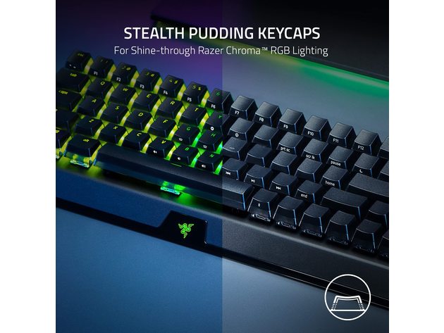 Razer BlackWidow V3 Mini Hyperspeed Phantom Edition Wireless Gaming Keyboard (Refurbished)