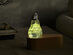 Eco-Friendly LED Light Bulb with Metal Base (Yellow Hydrangea)