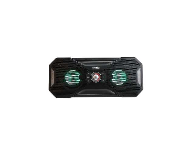 Altec Lansing Mix 2.0 Bluetooth Party Speaker with Lighting Effects IP67 Speaker, IMW997-BLK, Black (Certified Refurbished)