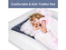Gaintex Inflatable Toddler Travel Bed w/Safety Bumpers Portable Blow Up Mattress for Kid 