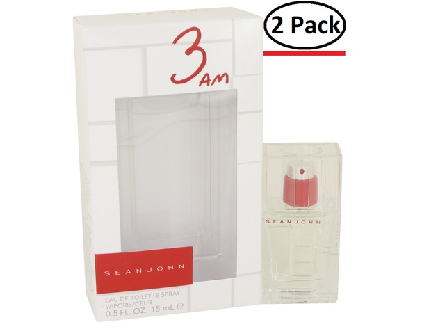 3am Sean John by Sean John Eau De Toilette Spray .5 oz for Men (Package of 2)