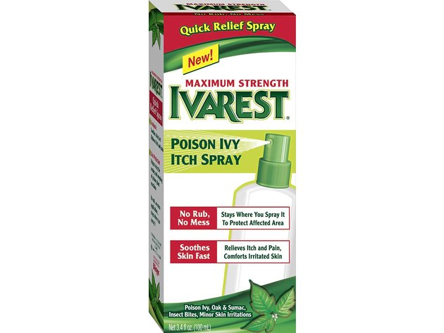 Ivarest Maximum Strength Poison Ivy Quick Relief Itch Spray, 3.4 Fluid Ounces(100 Milliliters)