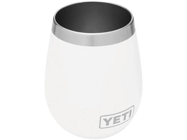 Yeti 21071300066 Rambler 10 oz. Wine Tumbler - White