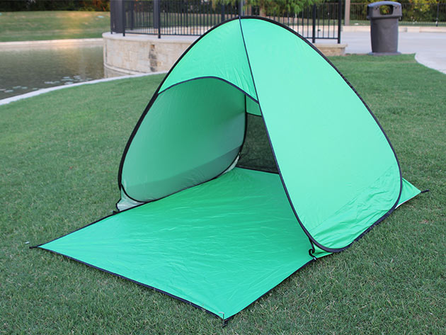 POP-A-SHADE Pop-Up Sun/Beach Tent (Green)