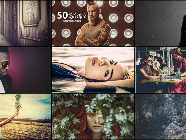 1,030+ Premium Photoshop Actions Bundle: Lifetime Subscription