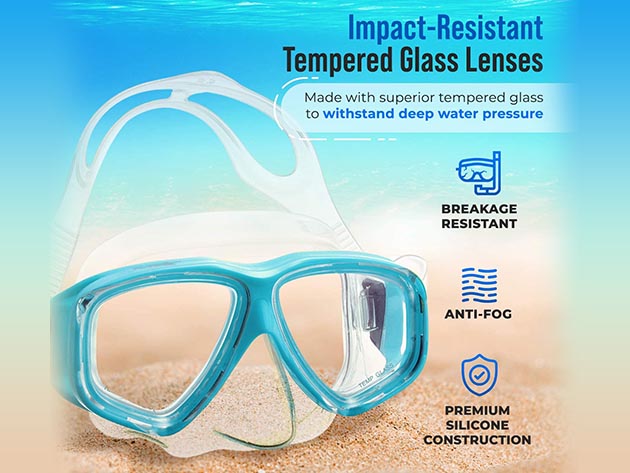 Premium Dry Top Snorkel Set