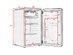 Costway 3.2 Cu Ft Retro Compact Refrigerator w/ Freezer Interior Shelves Handle White