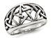 Ladies Oxidized Star Ring in Sterling Silver - 8