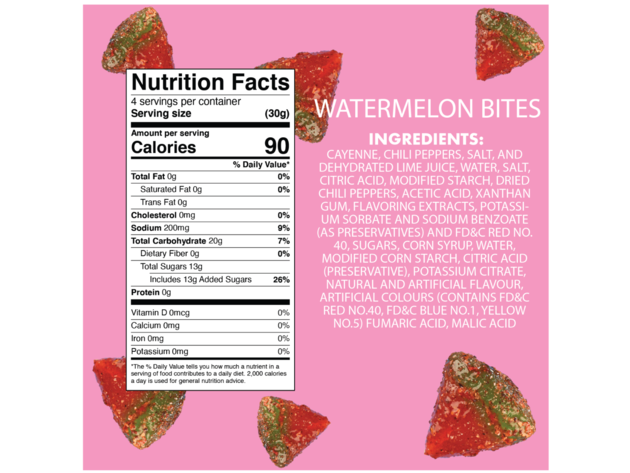 Watermelon Bites 2 Bags by Chilichews