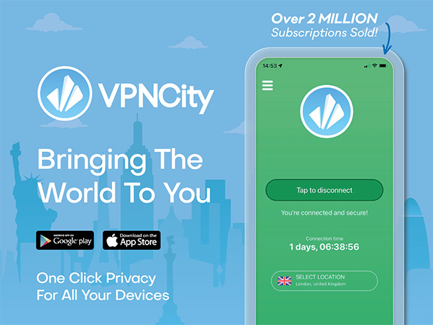 VPNCity: 3-Yr Subscription