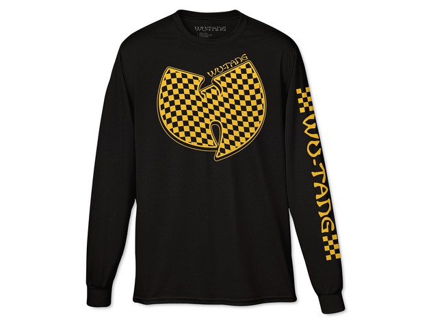 Fea Men's Wu Tang Clan Long-Sleeve T-Shirt Black Size Medium