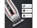 Renewgoo Professional Cordless Hair Trimmer Electric Clipper, Stainless Steel T Blade Ergonomic Design, Rechargeable, Silver