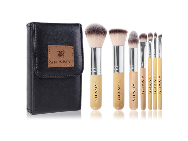 SHANY I love Bamboo - 7pc Petite Pro Bamboo brush set with Carrying Case