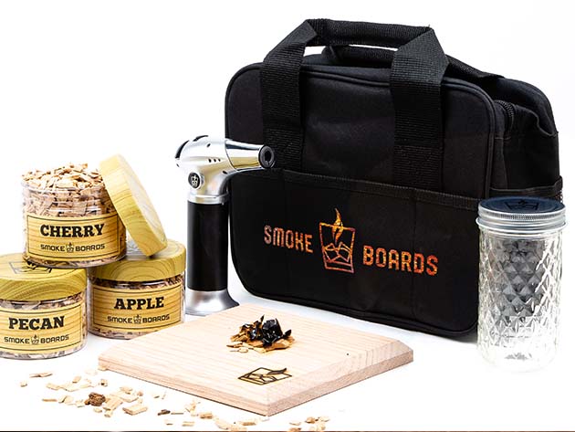 Smoke Boards™ 7-Piece Smoked Cocktail Kit