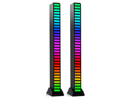 VYSN GetLit Sound Activated Multi-Color Light Bar (2-Pack)