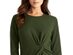Rachel Roy Women's Val Knot-Front Top Green Size Large