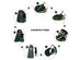 Costway Portable Pop UP Camping Fishing Bathing Shower Toilet Changing Tent Room - Green