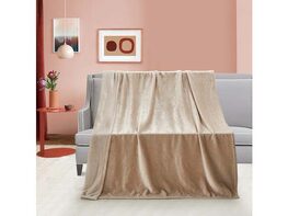 Classic Solid Fleece Throw Linen