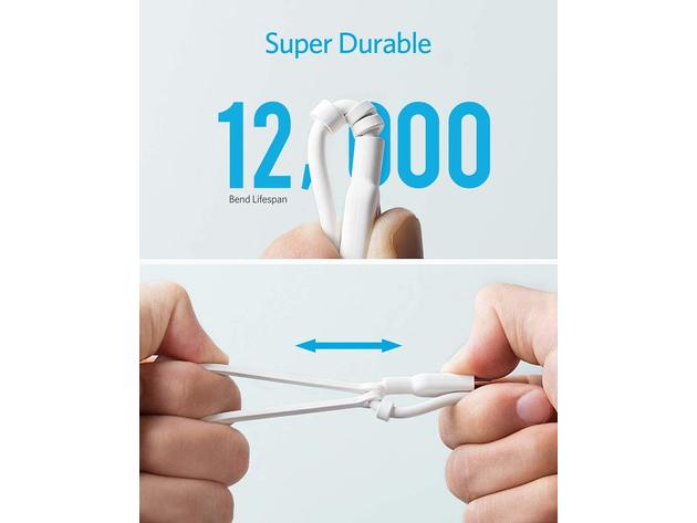 Anker 321 USB-A to Lightning Cable (3ft 3-in-1)
