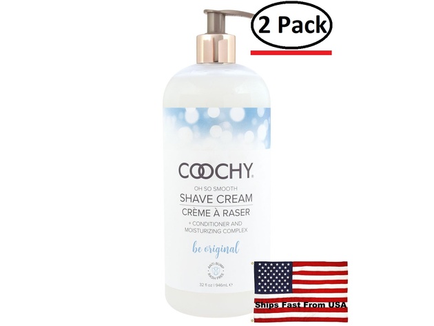 ( 2 Pack ) Coochy Shave Cream Be Original 32 Oz