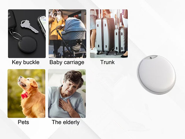 Smart Location Tracker (White)